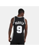 Mitchell & Ness San Antonio Spurs NBA Swingman Jersey Spurs 2001 Tony Parker M SMJYLG19018-SASBLCK01TPA Pánske