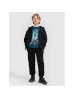 Chlapecká mikina s kapucí model 21817001 - 4F Chlapecká mikina s kapucí model 21817001 - 4F