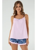 Talianska móda Tulip full length short farba:ružová/print