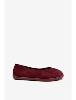 Dámské baleríny barefoot bordové Hollin