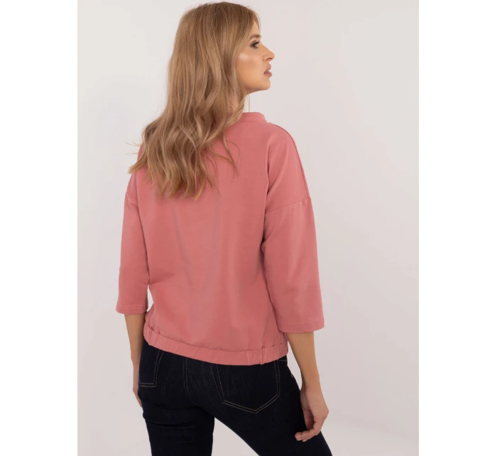 Blúzka CLM BZ 1270.39P tmavoružová