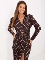 Šaty IT SK 21625 3.27 tmavě hnědá Šaty IT SK 21625 3.27 tmavě hnědá