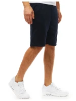 Pánské krátké teplákové šortky tmavě modré Dstreet model 21977343 - FashionStreet