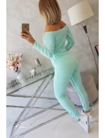 Sada s dvojitými pruhy máta