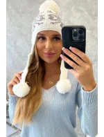 Dámske uši Balbina K381 white