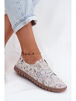 polobotky z přírodního semiše Multicolor model 22147696 - Boto