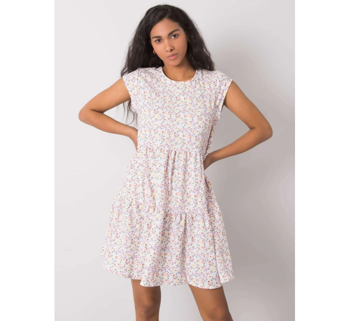 Šaty model 17614718 bílá růžová - FPrice Šaty model 17614718 bílá růžová - FPrice