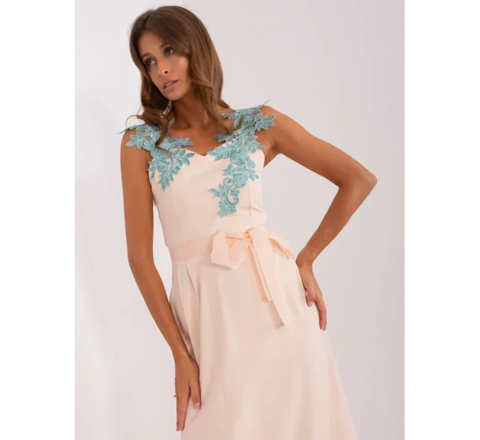 Šaty LK SK 506640 1.13P broskyňa