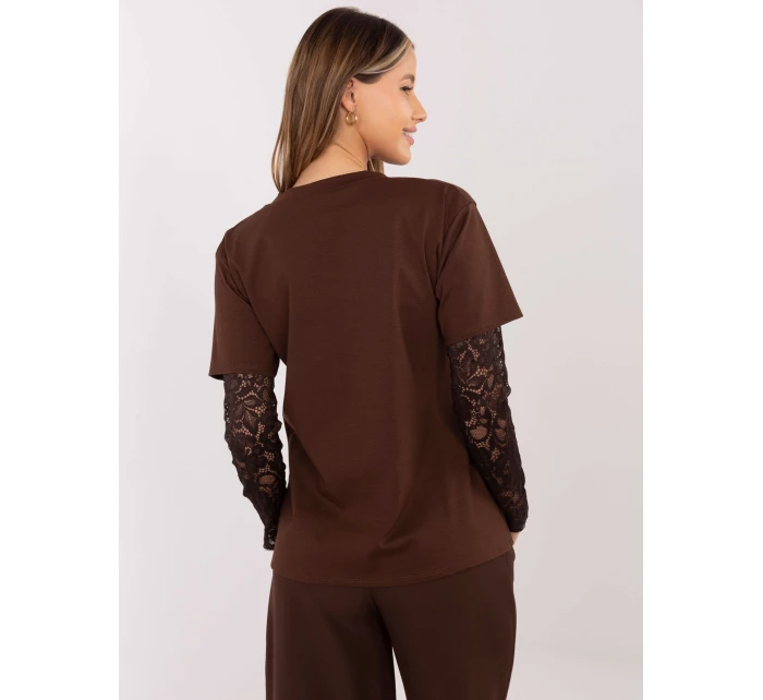 Blúzka MI BZ 4227.61 hnedá