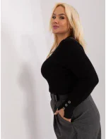 Sweter PM SW PM model 18965742 czarny - FPrice Sweter PM SW PM model 18965742 czarny - FPrice