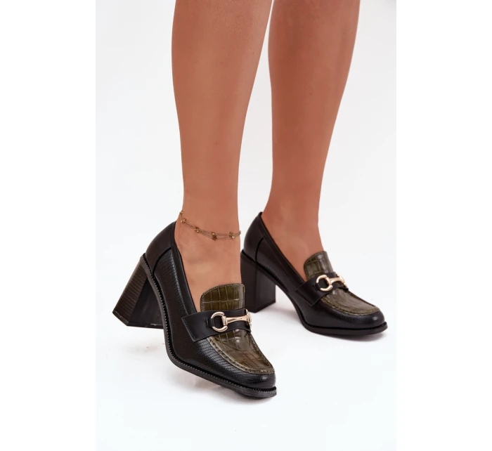 Topánky na polpäte model 217845 Krok vo veľkom štýle