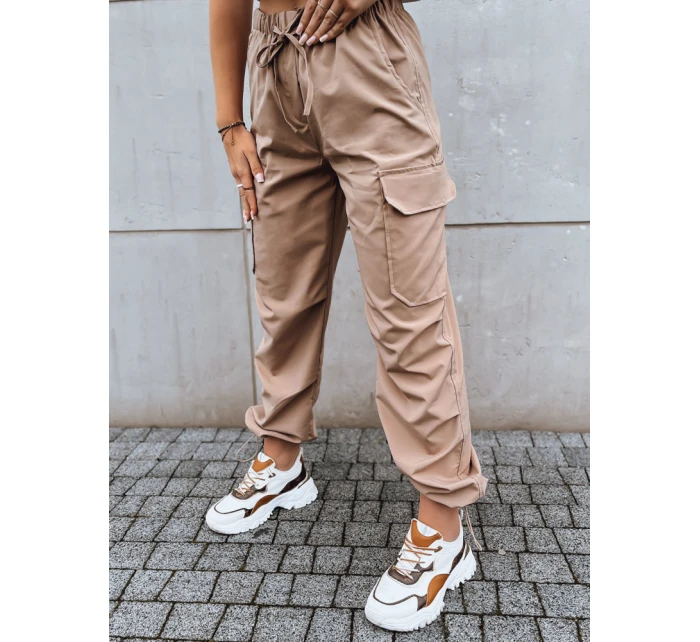 Dámské padákové kalhoty beige Dstreet model 21971086 - FashionStreet