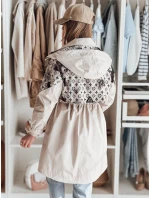 Dámská přechodná bunda parka béžová Dstreet model 21986946 - FashionStreet Dámská přechodná bunda parka béžová Dstreet model 21986946 - FashionStreet