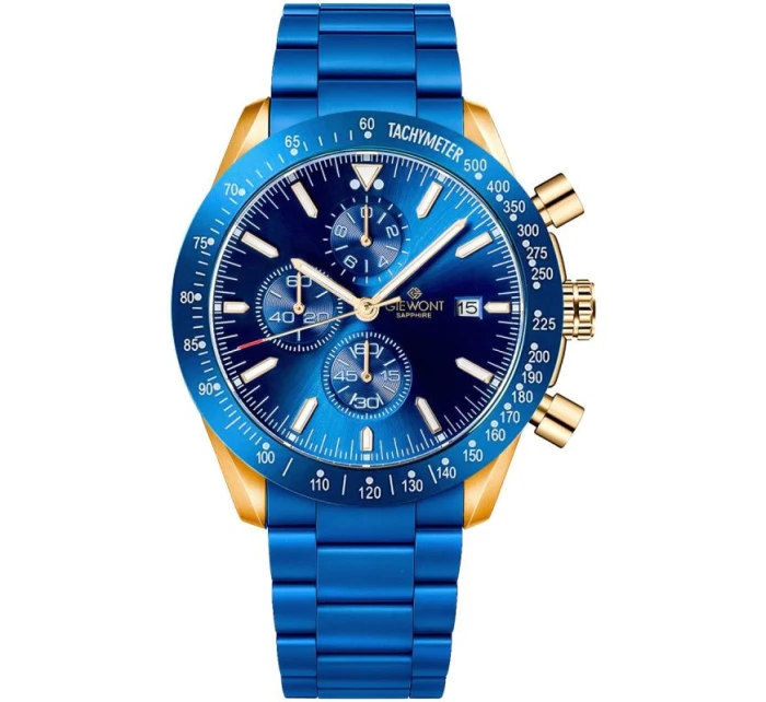 Pánské hodinky Chronograph Sapphire Blue Copper model 21807595 - Giewont Pánské hodinky Chronograph Sapphire Blue Copper model 21807595 - Giewont