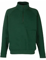 Fruit of the Loom Premium Zip Neck Sweat Mikina s 1/4 zipsom 16.2032 fľaškovozelená Fruit of the Loom Premium Zip Neck Sweat Mikina s 1/4 zipsom 16.2032 fľaškovozelená