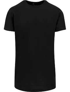 Build your Brand BY 028 Pánske tričko „Shaped Long“ 56.0028 čierne