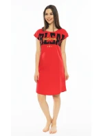 Dámská noční košile s krátkým rukávem model 15254864 - Vienetta Dámská noční košile s krátkým rukávem model 15254864 - Vienetta