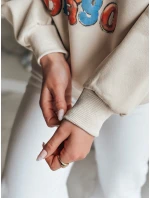 Dámská mikina s potiskem  beige Dstreet model 21989226 - FashionStreet