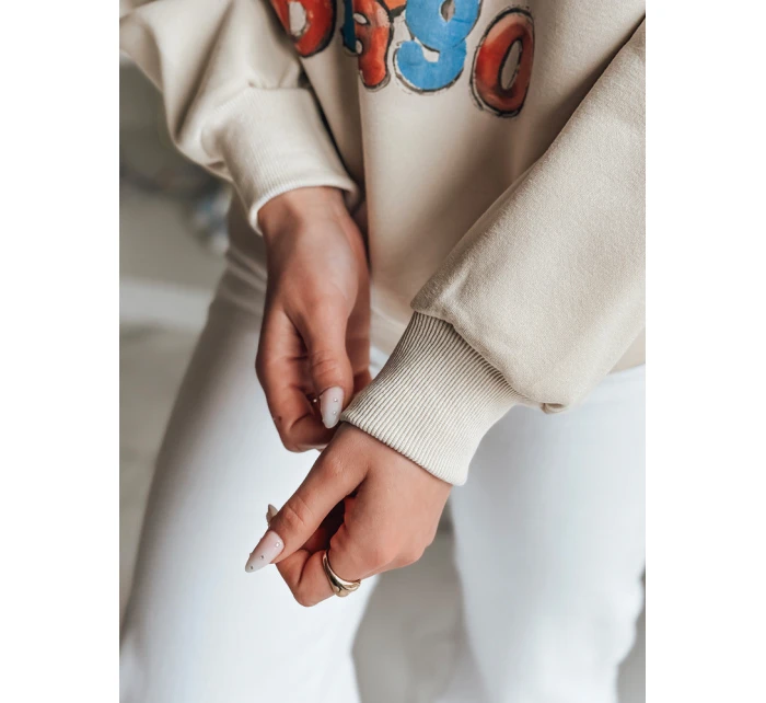 Dámská mikina s potiskem  beige Dstreet model 21989226 - FashionStreet