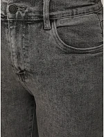 Dámske nohavice Mom Fit s vysokým pásom sivá FashionStreet UY2976