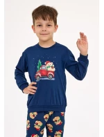Cornette Kids Boy 593/172 Teddy 2 l/r Vianočné pyžamo 86-128
