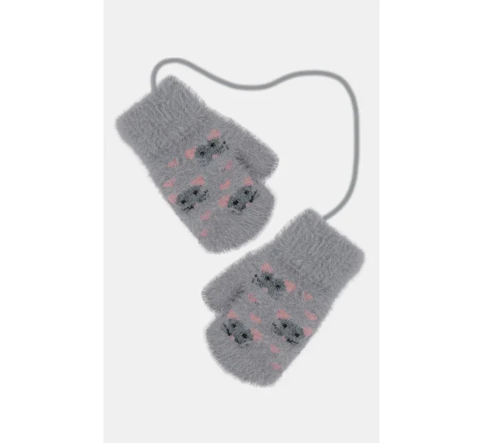 Noviti RZ049 Rukavice pre dievčatko Fluffy Kitten