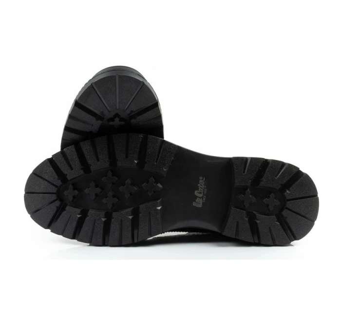 Lee Cooper pánske topánky sable topánky topánky smart kožené čierne