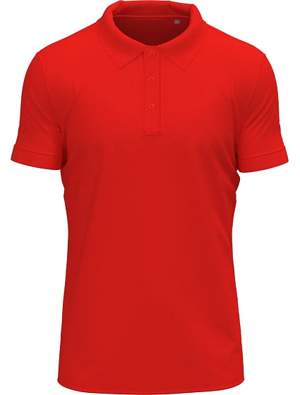 Stedman Stretch Polo – Pánske elastické polo tričko z hrubej bavlny 05.9640, šarlátovo červené Stedman Stretch Polo – Pánske elastické polo tričko z hrubej bavlny 05.9640, šarlátovo červené