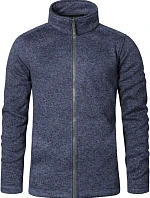 Promodoro 7720 Pánska pletená fleecová bunda 40.7720 heather blue