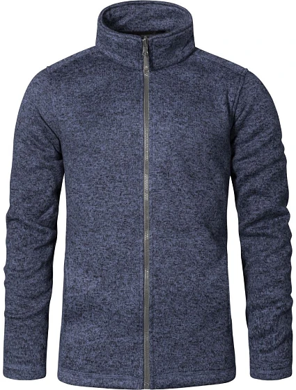 Promodoro 7720 Pánska pletená fleecová bunda 40.7720 heather blue