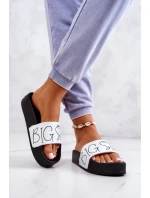 Dámské gumové pantofle Big Star model 21576902 Černobílé - Big Star Shoes Dámské gumové pantofle Big Star model 21576902 Černobílé - Big Star Shoes