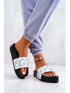 Dámské gumové pantofle Big Star model 21576902 Černobílé - Big Star Shoes