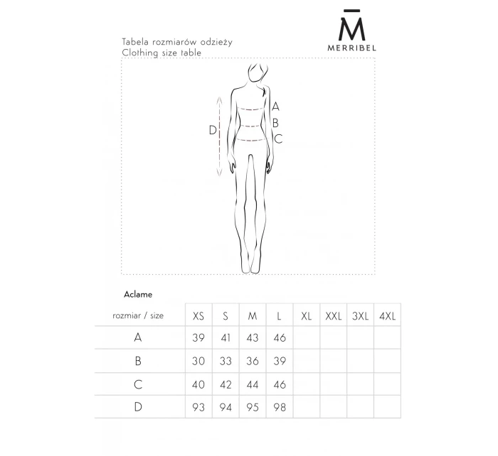 Dámske šaty Aclame čierne - Merribel