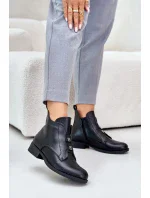 Dámske členkové topánky HY42-716 model 202118 Black - S.Barski