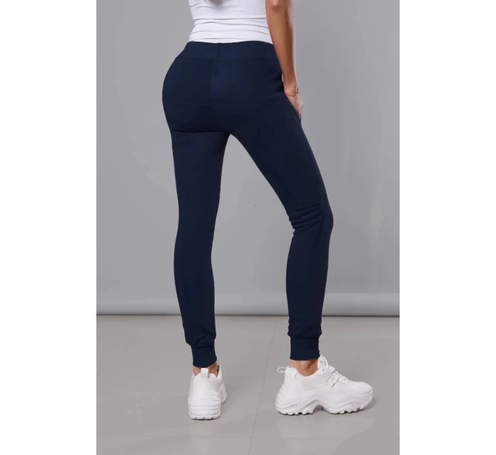 Tmavě modré teplákové kalhoty model 21475456 - J.STYLE
