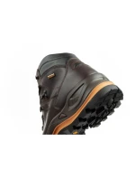 Grisport Marrone pánske trekové topánky kožené nepremokavé členkové topánky