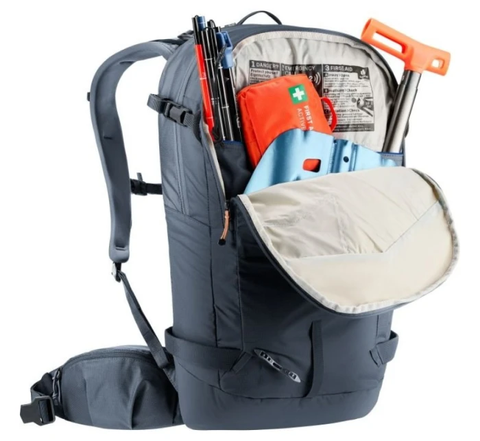 Deuter Freerider 24 lyžiarsky batoh čierny Deuter Freerider 24 lyžiarsky batoh čierny