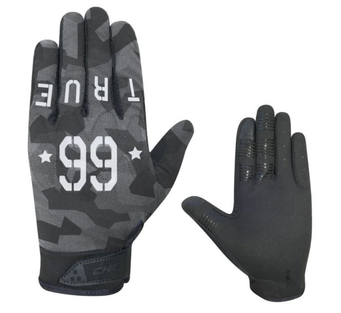 Rukavice CHIBA DOUBLE SIX sivé XL