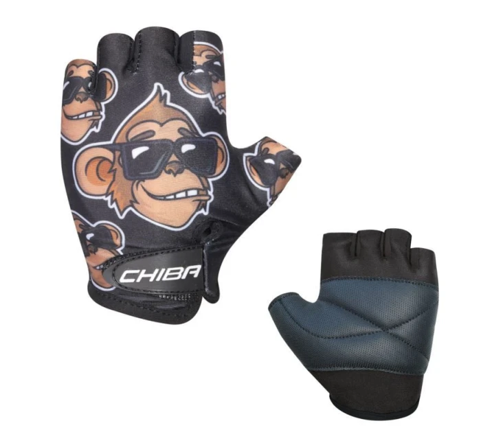 Rukavice CHIBA COOL KIDS black monkey XS