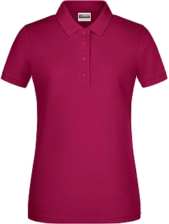 Daiber 8009 Dámske polo tričko z bio bavlny 02.8009 wine