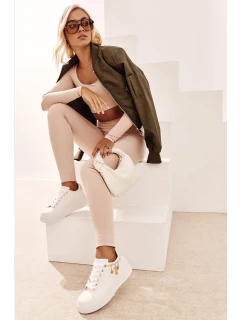 Dámské tenisky s ozdobou Bílé model 21659068 - Boto