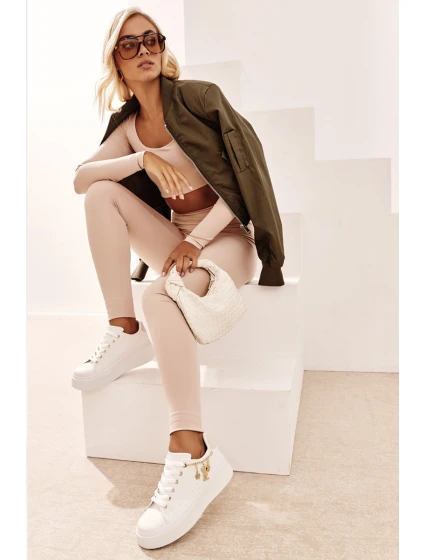 Dámské tenisky s ozdobou Bílé model 21659068 - Boto