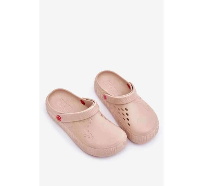 Dámské Lehké Pantofle Big Star model 21682541 Béžové - Big Star Shoes