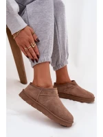 Dámské sněhule s podšívkou tmavě šedé model 21747643 - Boto Dámské sněhule s podšívkou tmavě šedé model 21747643 - Boto