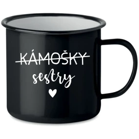 KÁMOŠKY SESTRY - černý plecháček 350 ml