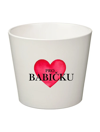 PRO BABIČKU - velký květináč PRO BABIČKU - velký květináč