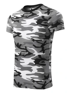 Camouflage tričko unisex camouflage gray