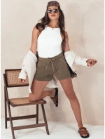 Dámské šortky hnědé Dstreet model 21977785 - FashionStreet