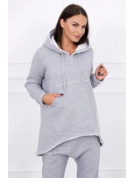 Šedá souprava kalhot model 21755628 - K-Fashion Šedá souprava kalhot model 21755628 - K-Fashion