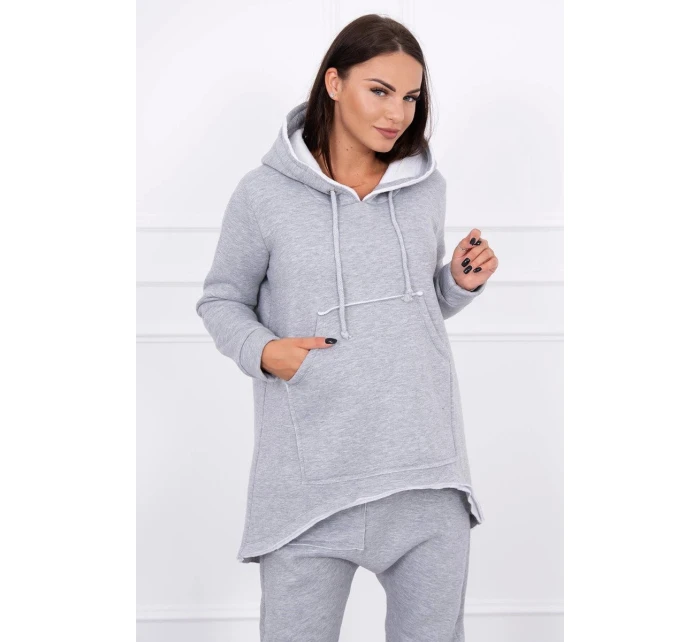 Šedá souprava kalhot model 21755628 - K-Fashion Šedá souprava kalhot model 21755628 - K-Fashion